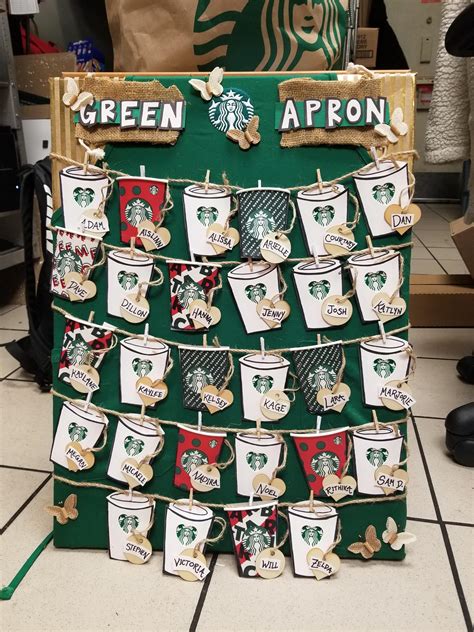 green apron board ideas|I made a green apron board for my store! It took a few .